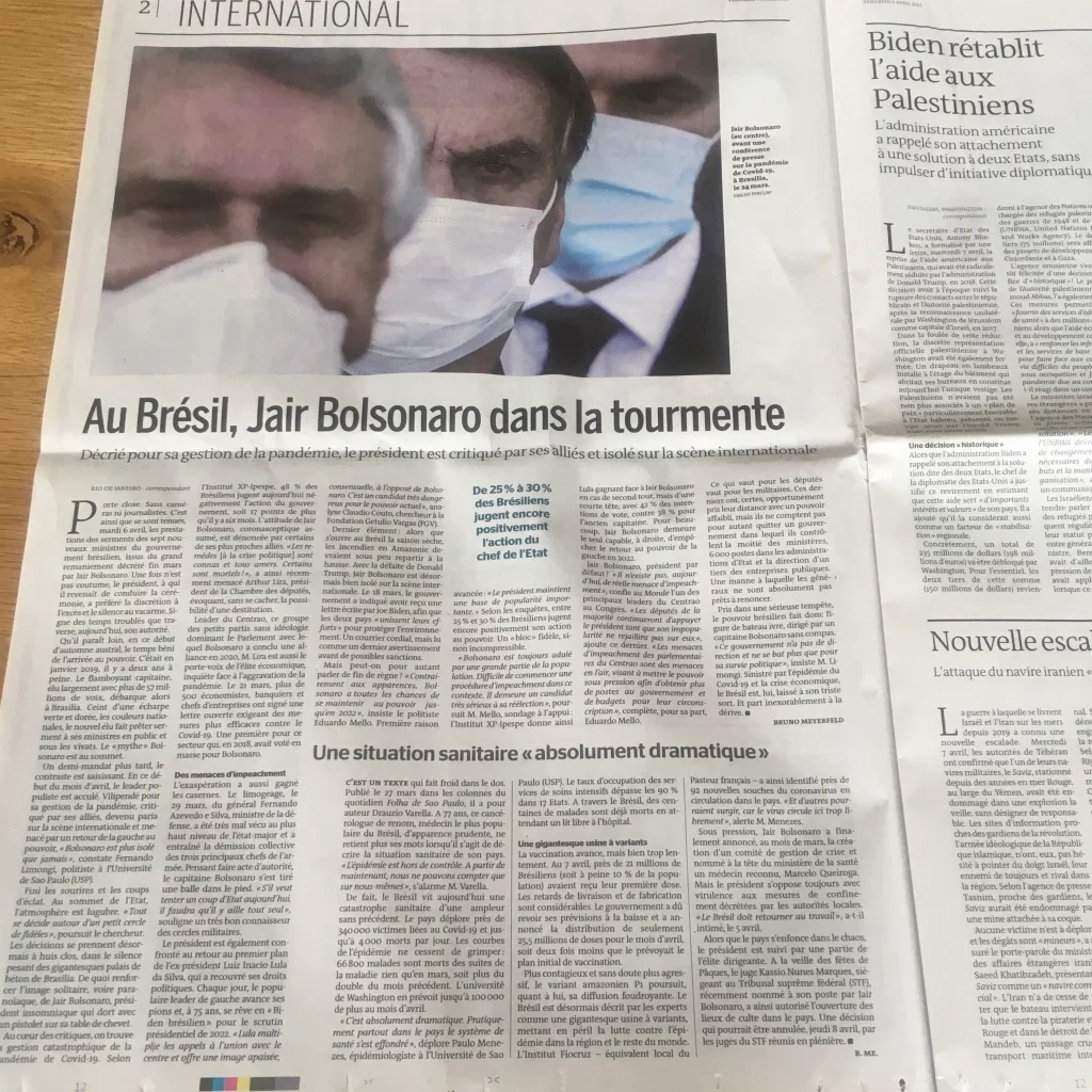 Le Monde narra uma catástrofe chamada Brasil sob Bolsonaro